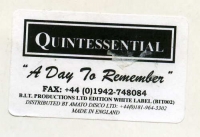Quintessential - A day to remember