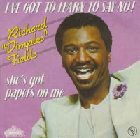 Richard Dimples fields - I've got to learn to say no!