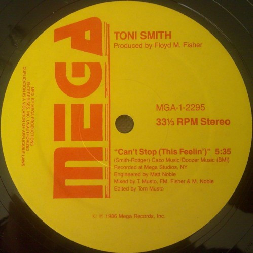 Toni Smith &ndash; Can't Stop
