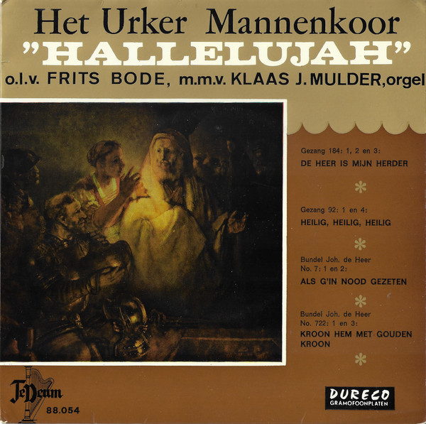 Het Urker Mannenkoor "Hallelujah" &ndash; De Heer Is Mijn Herder