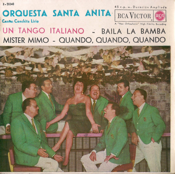 Orquesta Santa Anita Canta Conchita L&iacute;rio &ndash; Un Tango Italiano
