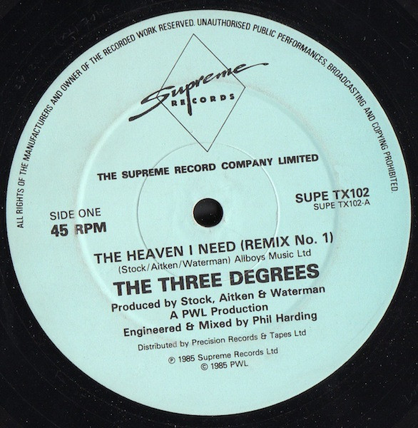 The Three Degrees &ndash; The Heaven I Need
